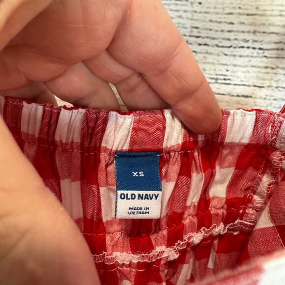 Old Navy Red and White Checkered Mini Dress - Picture 4 of 10